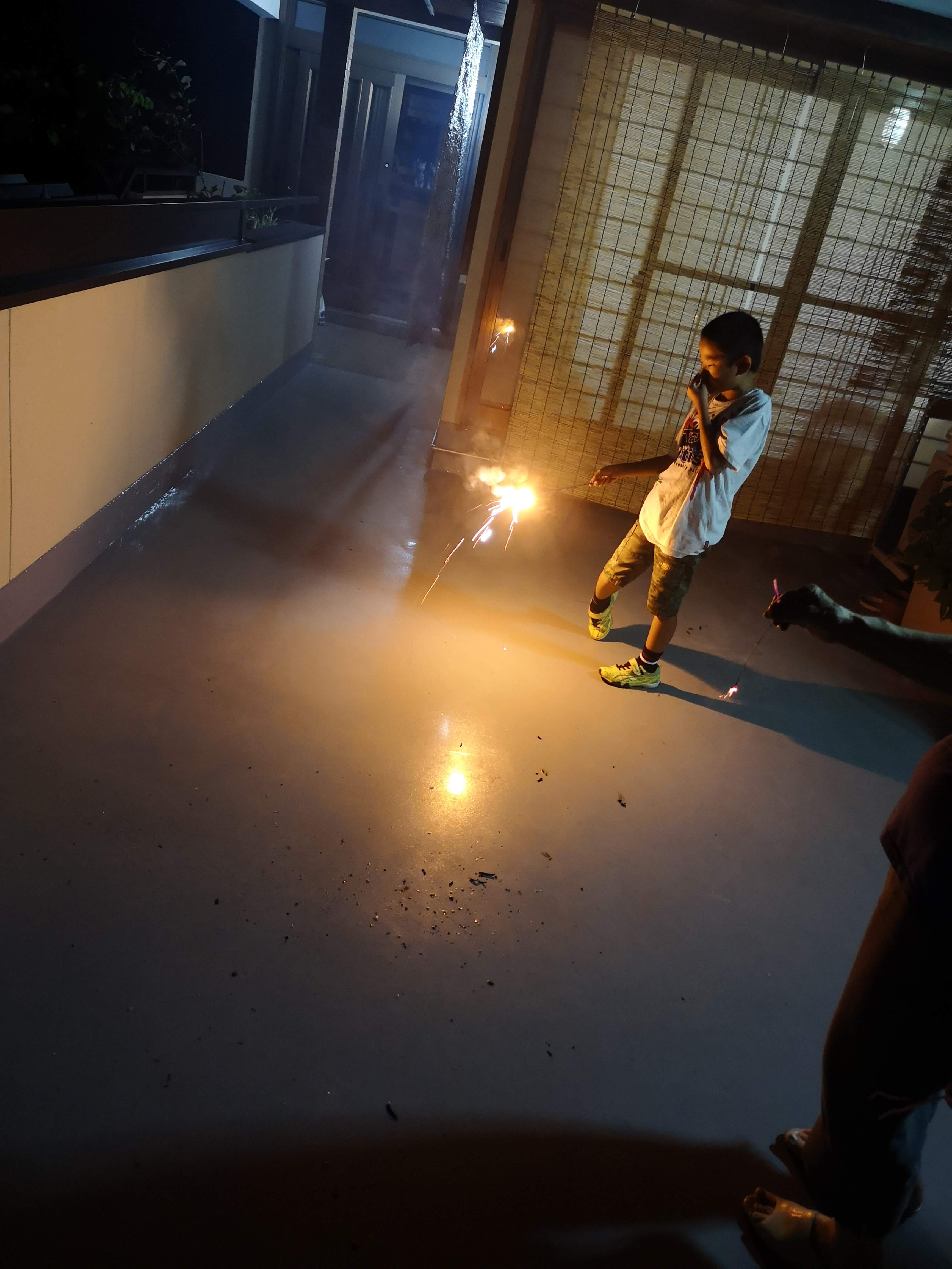 夏休みは花火だ