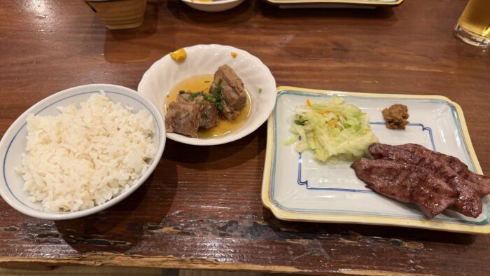 牛タン（閣）の牛タン定食